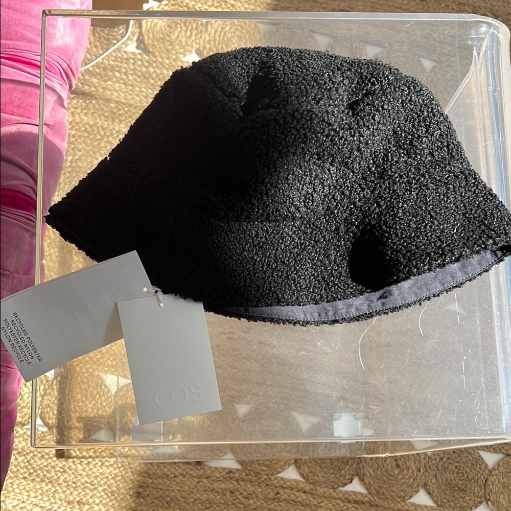 COS Kids Black Bucket Hat